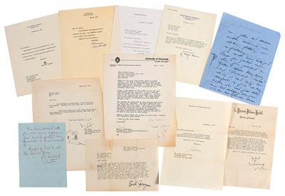 Lot 302 - [LYONS, LEONARD] Archive of letters. New York...