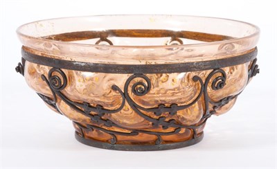 Lot 347 - Daum and Louis Majorelle Art Deco Intercalaire...