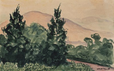 Lot 23 - Albert Marquet French, 1875-1947 Les Grisons...