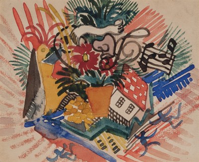 Lot 90 - Nina Osipovna Kogan Russian, 1887-1942...