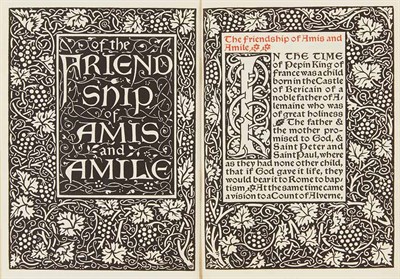 Lot 273 - [KELMSCOTT PRESS] Of the Friendship of Amis...