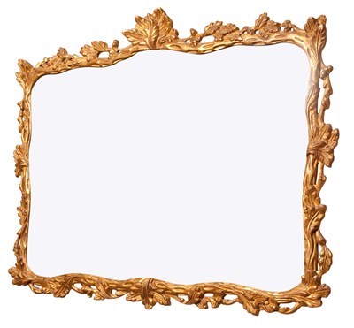 Lot 331 - Rococo Style Giltwood Mirror Height 39 inches,...