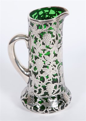 Lot 413 - Alvin Mfg. Co. Grape Themed Silver Overlay...