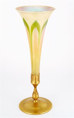 Lot 251 - Tiffany Studios Gilt-Bronze and Favrile Glass...