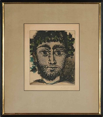 Lot 190 - After Pablo Picasso TÊTE DE FAUN Color...