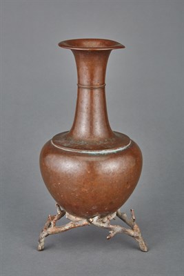 Lot 3 - Japanese Bronze Vase Edo Period The ovoid body...