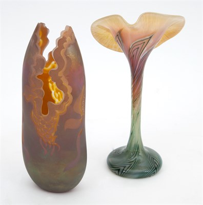 Lot 275 - Group of Four Glass Articles Comprising a Carl...