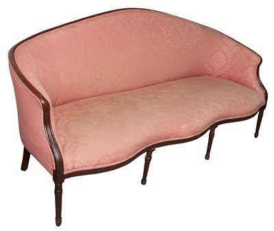 Lot 324 - George III Mahogany Upholstered Settee Last...