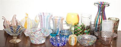 Lot 392 - Group of Nineteen Italian Glass Articles...