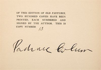 Lot 364 - [IRISH LITERATURE] A miscellany of Colum,...