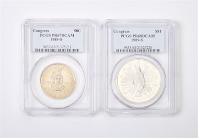 Lot 1166 - United States Silver Halves and Dollars Choice...