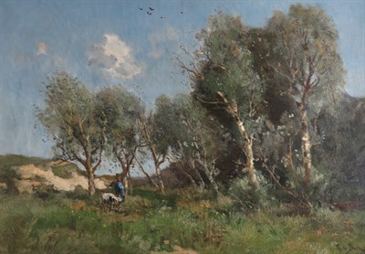 Lot 9 - Theophile de Bock Dutch, 1851-1904 The Edge of...