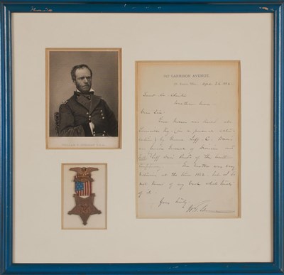 Lot 158 - [CIVIL WAR - UNION] Group of signed items,...