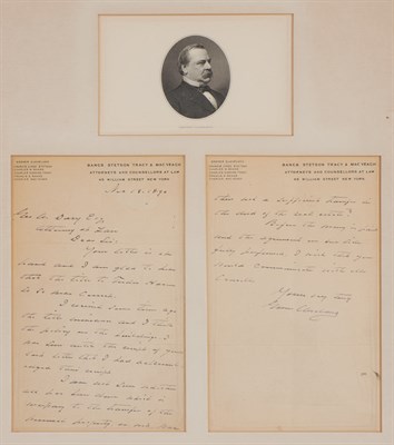 Lot 182 - [PRESIDENTS] Group of signed items. Comprising...