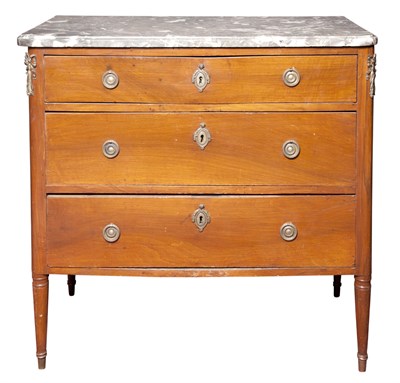 Lot 386 - Continental Neoclassical Style Marble Top...