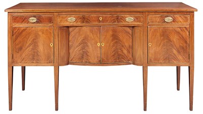 Lot 326 - Federal Inlaid Mahogany Sideboard 19th Century...