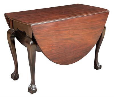 Lot 241 - George II Mahogany Drop-Leaf Table With...
