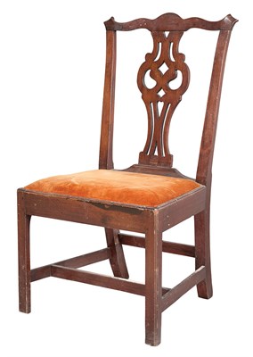 Lot 217 - Chippendale Mahogany Side Chair