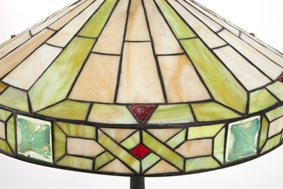 Lot 461 - American Art Nouveau Green Patinated-Bronze...