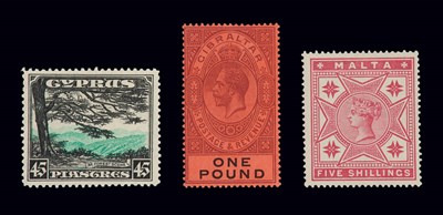 Lot 1004 - Cyprus, Gibraltar and Malta Stamp Collections...