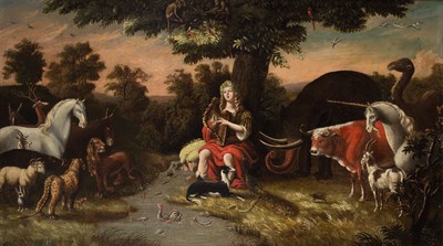 Lot 13 - Dutch School 17th Century Orpheus Charming the...