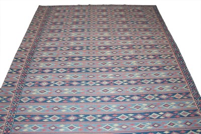Lot 572 - Cotton Dhurrie Carpet India, circa 1925 The...