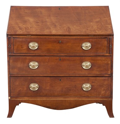 Lot 146 - George III Mahogany Slant-Front Desk Height 41...