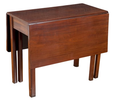 Lot 129 - George III Mahogany Drop-Leaf Table Height 29...
