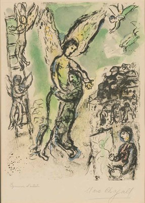 Lot 44 - Marc Chagall LUTTE DE JACOB ET DE L'ANGE (M....