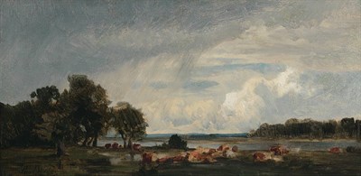 Lot 43 - Paul Weber American/German, 1823-1916 Cattle...
