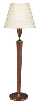 Lot 234 - French Modernist Style Tooled Brown Moroccan...