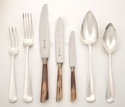 Lot 124 - Dutch Silver Flatware Service Comprising...