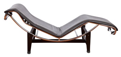 Lot 180 - Le Corbusier Chrome and Painted Metal LC4...