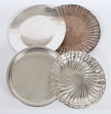Lot 424 - Group of Four American Sterling Silver Trays...