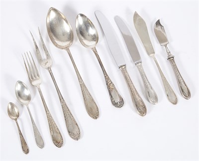 Lot 429 - Austrian Silver Flatware Service Approximately...