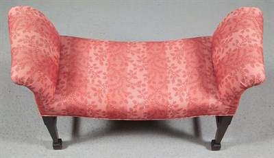 Lot 439 - George III Style Mahogany Window Seat...