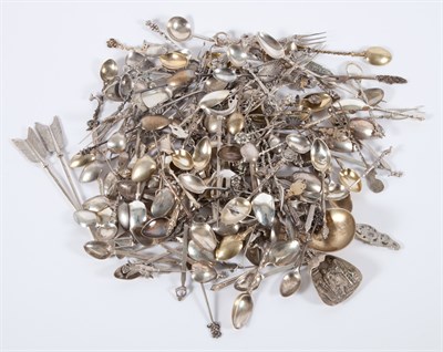 Lot 401 - Miscellaneous Group of Silver Souvenir Spoons...