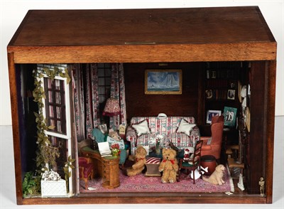 Lot 119 - Diorama of a Library Molehill Miniatures,...
