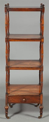 Lot 564 - Regency Rosewood Four-Tier Étagère First...