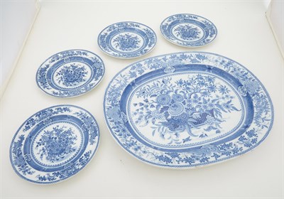 Lot 407 - Set of Four English Transfer Decorated Pottery...