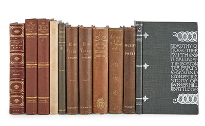 Lot 397 - HOLMES, OLIVER WENDELL Large group of volumes,...