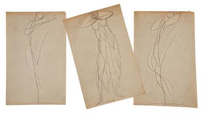 Lot 430 - WALKOWITZ, ABRAHAM Three signed drawings and...
