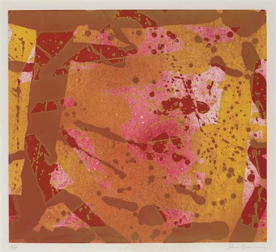Lot 68 - Sam Francis (1923 -1994) RED CORAL (LEMBARK...