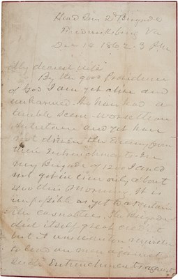Lot 159 - [CIVIL WAR - UNION] Group of soldier's letters...