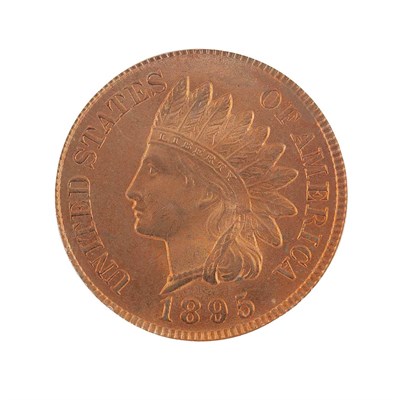 Lot 1161 - United States 1895 One Cent Indian MS66RD...