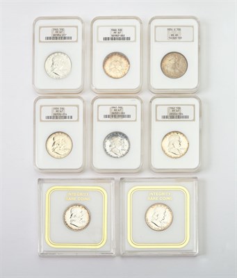 Lot 1164 - United States Silver Halves Selected group of...