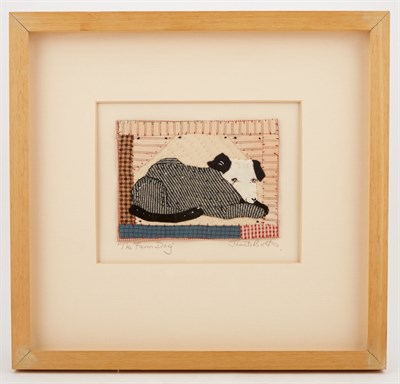 Lot 210 - Group of Six Framed Janet Bolton Cloth...