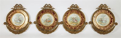 Lot 575 - Group of Ten French Style Gilt-Metal Mounted...