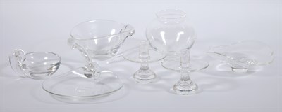 Lot 349 - Group of Seven Modern Steuben Blown Glass...