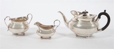 Lot 423 - Assembled English Sterling Silver Three-Piece...